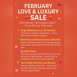 ❤️ February Love & Luxury Sale ❤️